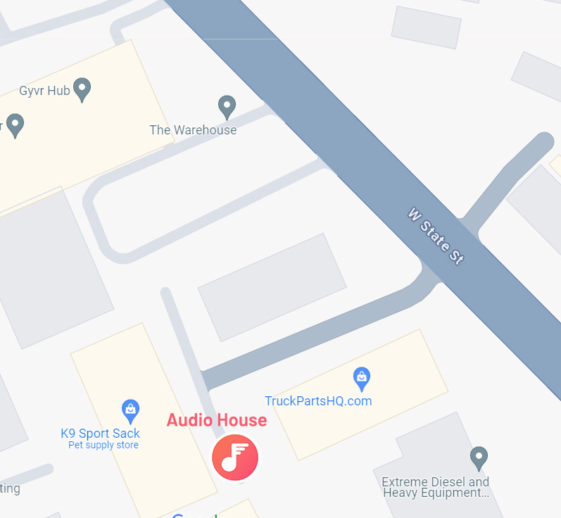 Map to the West Valley City studio